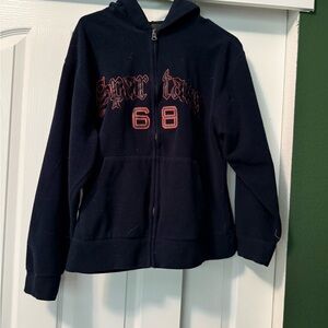 Navy Spartans 68 zip up